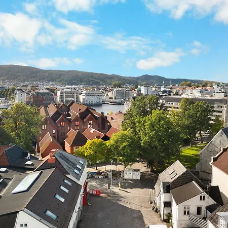Architectural I Private Balcony Apartman Bergen